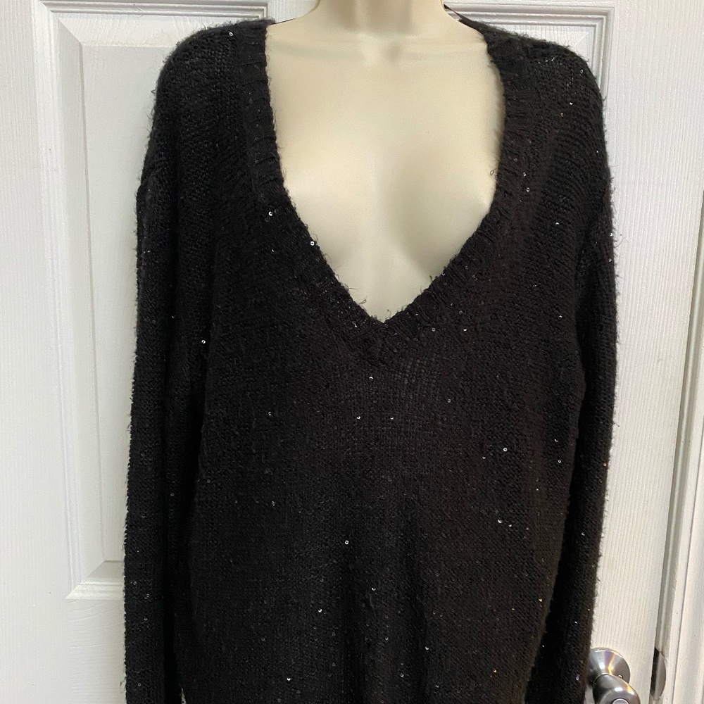 Sparkly V-neck Sweater